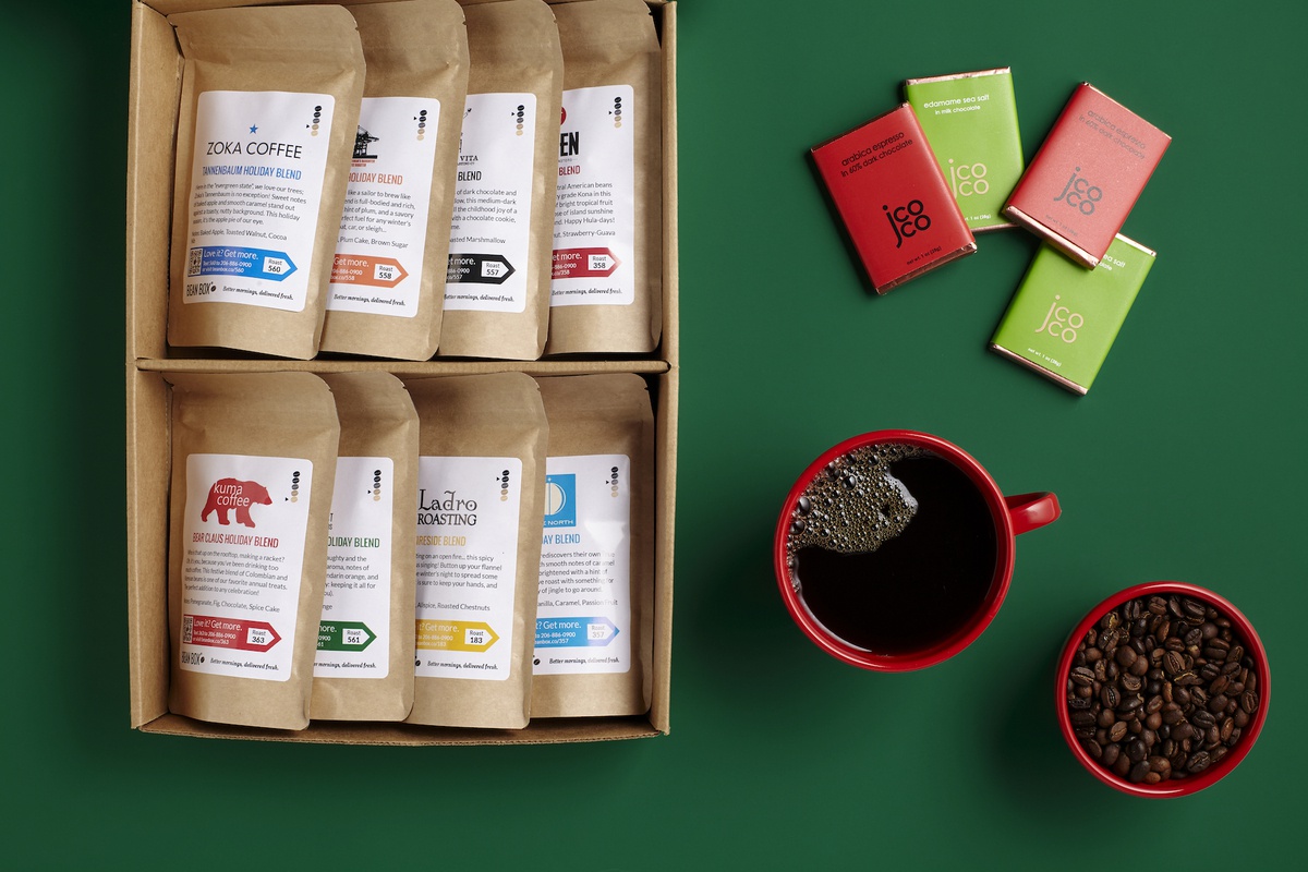 Top Shelf Coffee Collection Gift Bean Box